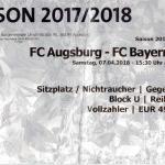 C Augsburg - FC Bayern München am 07.04.2018