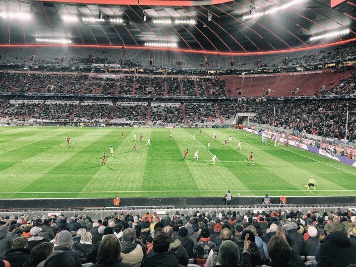 Champions League Achtelfinale Rückspiel in der Arena am Kurt Landauer Platz FC Bayern München - FC Salzburg am 08.03.2022